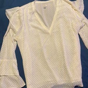 New cream color blouse XL